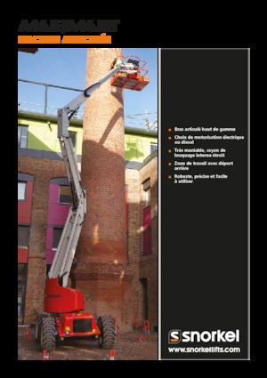 Колесни повдигачи с подвижна стрела Snorkel A46JE