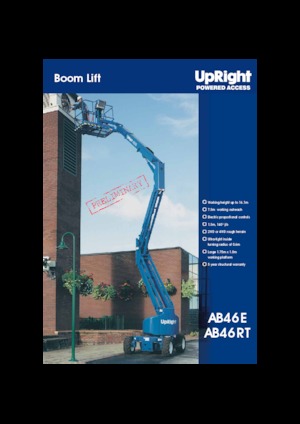 Колесни повдигачи с подвижна стрела UpRight AB 46 RT