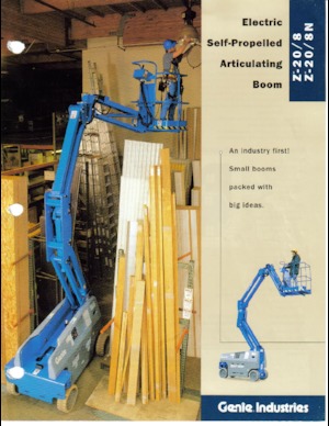 Колесни повдигачи с подвижна стрела Genie Z 20/8 E