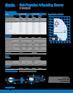 Колесни повдигачи с подвижна стрела Genie Z-34/22 IC