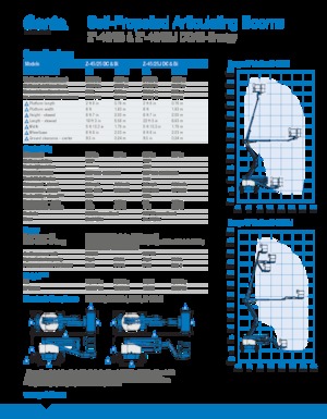 Колесни повдигачи с подвижна стрела Genie Z45/25 DC