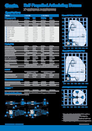 Колесни повдигачи с подвижна стрела Genie Z-30/20N RJ