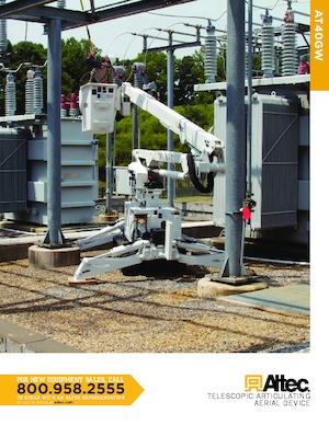 Монтирани на ремаркета повдигачи с подвижна стрела Altec AT40GW