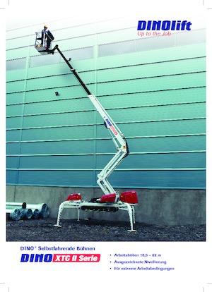 Пълзящи повдигачи с подвижна стрела Dino Lift Dino 220 XTC II