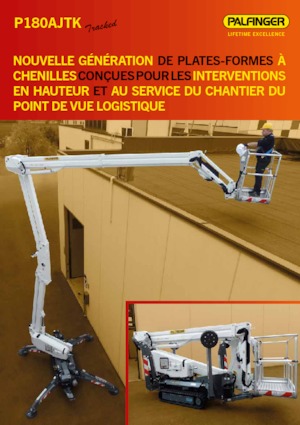 Телескопични вишки, монтирани на камион Palfinger P 180 AJTK