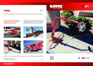 Пълзящи повдигачи с подвижна стрела CMC S41