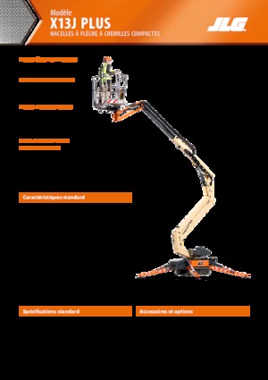Пълзящи повдигачи с подвижна стрела JLG X13J Plus
