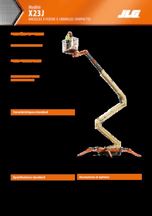 Пълзящи повдигачи с подвижна стрела JLG X23J