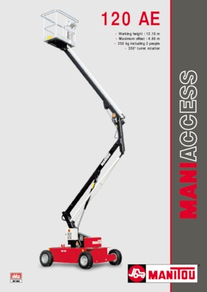 Колесни повдигачи с подвижна стрела Manitou 120 AE