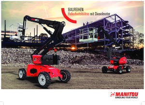 Колесни повдигачи с подвижна стрела Manitou ManGo 12