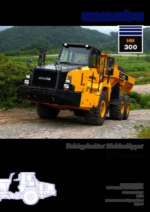 Съчленени самосвали Komatsu HM300-2