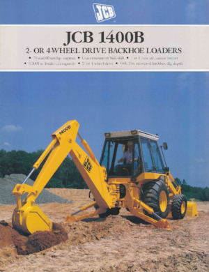 Багер-товарачи с обратно загребване JCB 1400 B