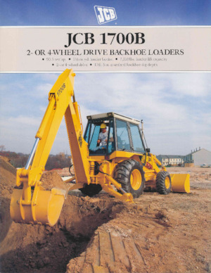 Багер-товарачи с обратно загребване JCB 1700 B