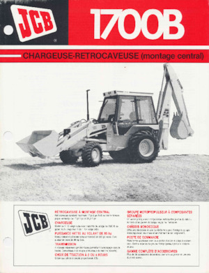 Багер-товарачи с обратно загребване JCB 1700 B