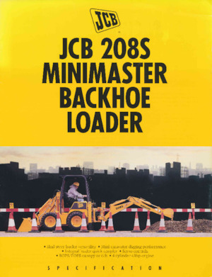 Багер-товарачи с обратно загребване JCB 208 S