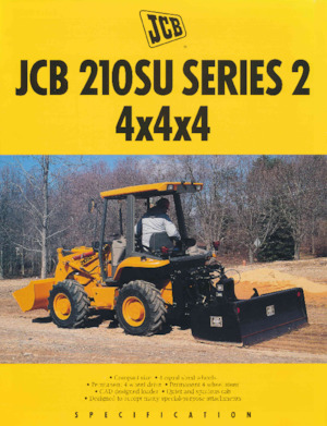 Багер-товарачи с обратно загребване JCB 210 SU