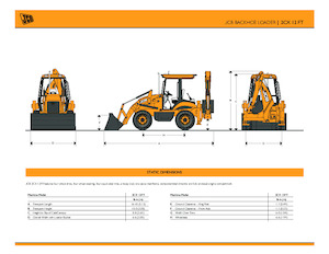 Багер-товарачи с обратно загребване JCB 2CX 12 FT J