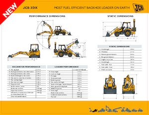 Багер-товарачи с обратно загребване JCB 3DX