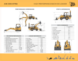 Багер-товарачи с обратно загребване JCB 3DX-XTRA