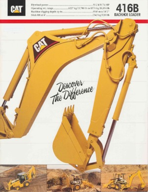 Багер-товарачи с обратно загребване Caterpillar 416 B