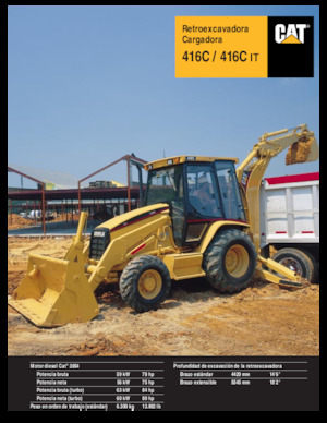 Багер-товарачи с обратно загребване Caterpillar 416 C