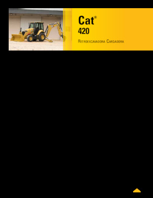 Багер-товарачи с обратно загребване Caterpillar 420