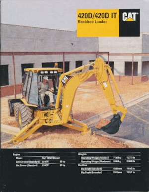 Багер-товарачи с обратно загребване Caterpillar 420 D