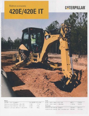 Багер-товарачи с обратно загребване Caterpillar 420 E