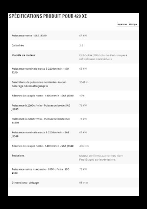 Багер-товарачи с обратно загребване Caterpillar 420 XE