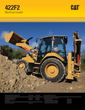 Багер-товарачи с обратно загребване Caterpillar 422F2