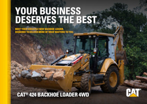 Багер-товарачи с обратно загребване Caterpillar 424