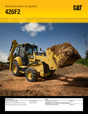 Багер-товарачи с обратно загребване Caterpillar 426F2