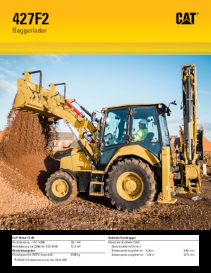 Багер-товарачи с обратно загребване Caterpillar 427F2