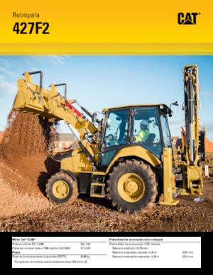 Багер-товарачи с обратно загребване Caterpillar 427F2