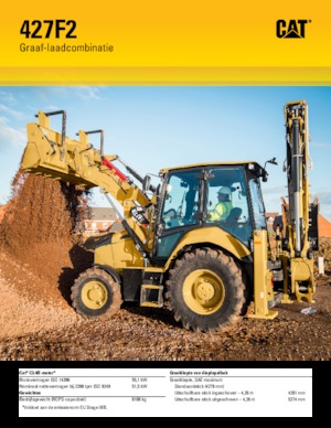 Багер-товарачи с обратно загребване Caterpillar 427F2