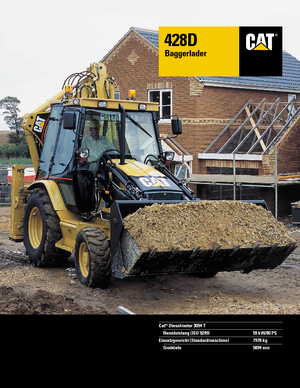 Багер-товарачи с обратно загребване Caterpillar 428 D 4x4