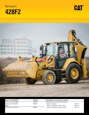 Багер-товарачи с обратно загребване Caterpillar 428F2