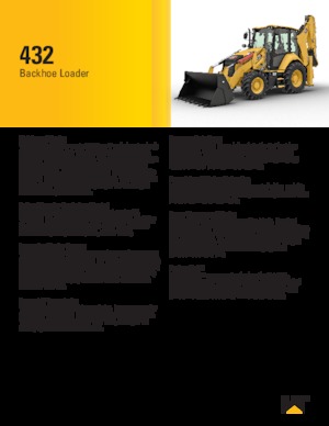 Багер-товарачи с обратно загребване Caterpillar 432