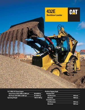 Багер-товарачи с обратно загребване Caterpillar 432E 4x4