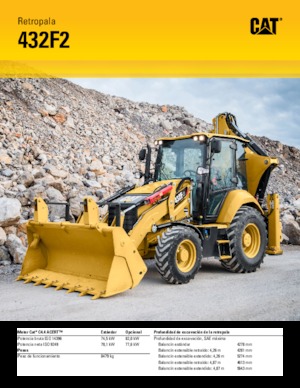 Багер-товарачи с обратно загребване Caterpillar 432F2