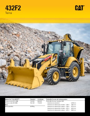 Багер-товарачи с обратно загребване Caterpillar 432F2