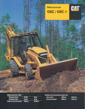 Багер-товарачи с обратно загребване Caterpillar 436 C