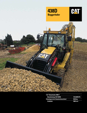 Багер-товарачи с обратно загребване Caterpillar 438 D 4x4