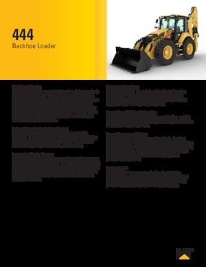 Багер-товарачи с обратно загребване Caterpillar 444