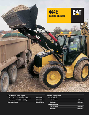 Багер-товарачи с обратно загребване Caterpillar 444E 4x4