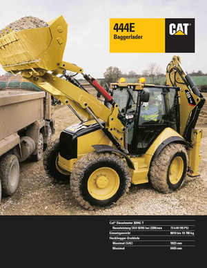 Багер-товарачи с обратно загребване Caterpillar 444E 4x4