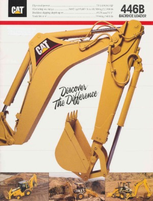 Багер-товарачи с обратно загребване Caterpillar 446 B