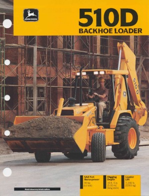 Багер-товарачи с обратно загребване John Deere Construction 510 D