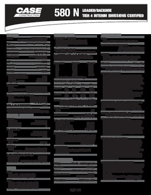 Багер-товарачи с обратно загребване Case 580 N