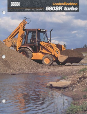 Багер-товарачи с обратно загребване Case 580 SK Turbo 